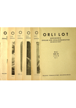 Orli lot rok XX 6 zeszytów 1939 r
