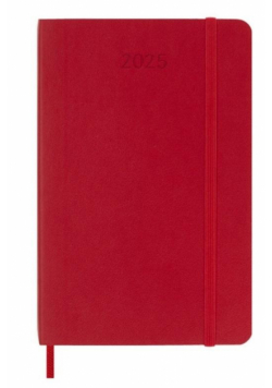 Kalendarz 2025 dzienny P BR scarlet red