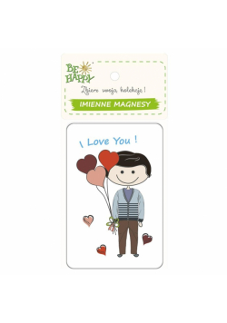 Magnes na lodówkę I love You