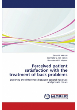 Perceived patient satisfaction with the treatment of back problems