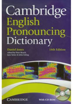 Cambridge English Pronouncing Dictionary + CD