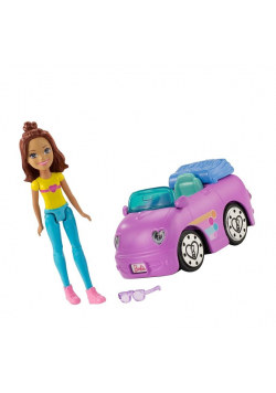 Barbie. On The Go pojazd z lalką 4