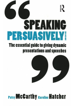 Speaking Persuasively