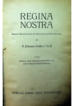 Regina Nostra 3 tomy około 1933 r.