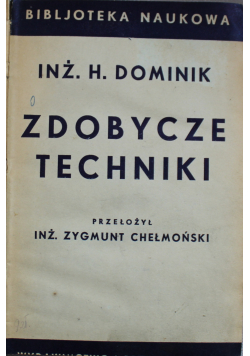 Zdobycze techniki  1937 r.
