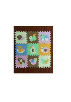 Mata puzzle piankowe na podłogę Zwierzątka 2