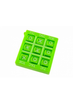 Gra kółko i krzyżyk 4,5 cm zielona