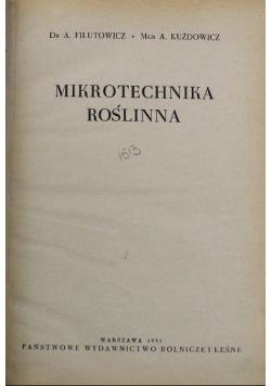 Mikrotechnika roślinna