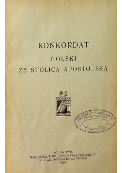 Konkordat Polski ze Stolicą Apostolską 1925 r