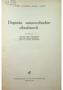 Drgania samowzbudne obrabiarek