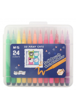 Pisak art. pędzelkowy 24 kol So Many Cats M&G
