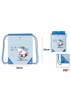 Workoplecak Rekin 25x35cm