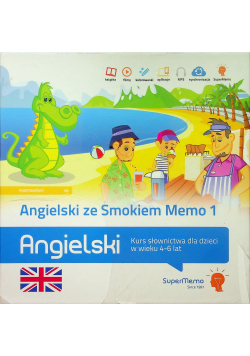 Angielski ze Smokiem Memo 1 Kurs słownictwa dla dzieci w wieku 4-6 lat