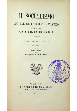 Il Socialismo 1900 r.