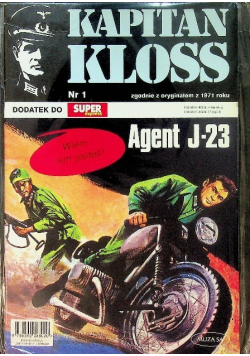 Kapitan Kloss Nr 1 Agent J23