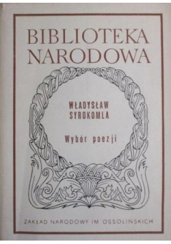 Władysław Syrokomla Wybór poezji