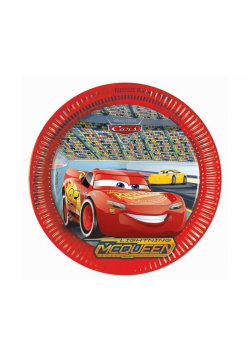 Talerzyki papierowe Cars 3 Disney 23cm 8szt