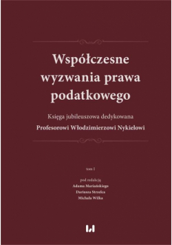 Współczesne wyzwania prawa podatkowego