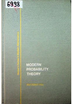Modern Probability Theory