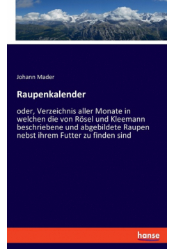 Raupenkalender