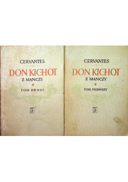 Don Kichot z Manczy Tom 1 i 2