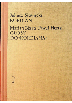 Kordian / Glosy do Kordiana