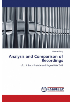 Analysis and Comparison of Recordings