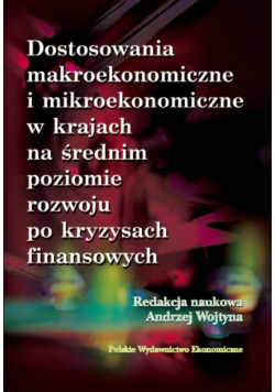 Dostosowania makroekonomiczne i mikroekonomiczne w krajach na średnim poziomie rozwoju po kryzysach