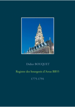 Registre des bourgeois d'Arras BB55 - 1775-1791