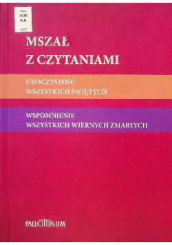 Mszał Z Czytaniami