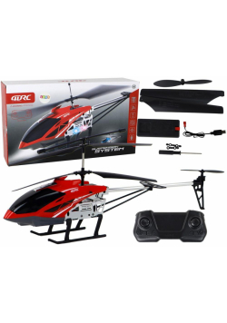 Helikopter zdalnie sterowany czerwony