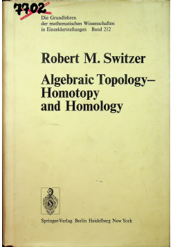 Algebraic Topology Homotopy and Homology