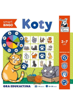 Koty Smart bingo Gra edukacyjna
