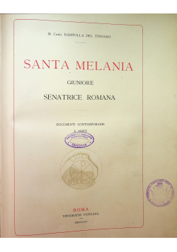 Santa Melania 1905 r