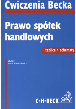 Prawo spólek handlowych Ćwiczenia Tablice