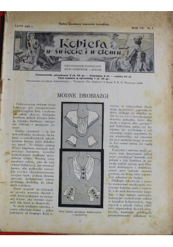 Kobieta w świecie i w domu numer 4 rok VII 1931 r.