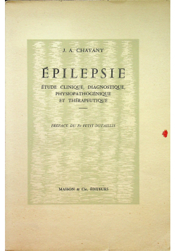 Epilepsie Etude Clinique Diagnostique Physiopathogenique
