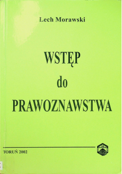 Wstęp do prawoznawstwa