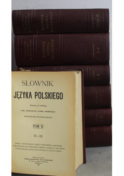 Słownik języka polskiego 7 Tomów Reprint z ok 1912 r.