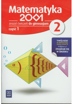 Matematyka 2001 2 Zeszyt ćwiczeń część 1