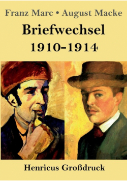 Briefwechsel 1910-1914 (Großdruck)