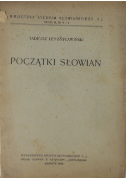 Początki Słowian 1946 r