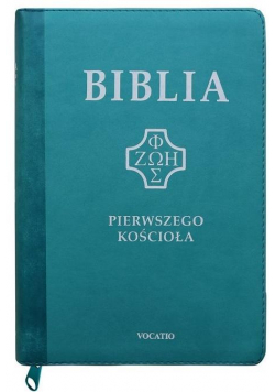 Biblia pierwszego Kościoła z paginat. turkusowa