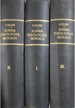 Summa theologiae moralis III Tomy ok 1938 r