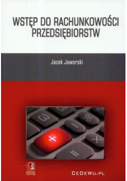 Wstęp do rachunkowości przedsiębiorstw