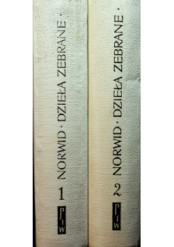 Norwid Dzieła zebrane Tom I i II