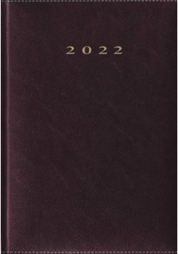 Terminarz 2022 A5 Madrid bordowy