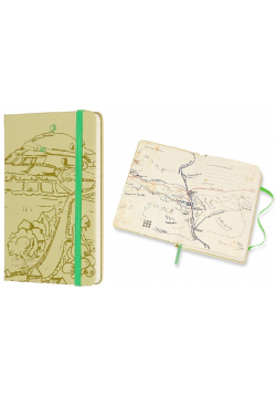 Notes linia Władca Pierścieni zielony MOLESKINE