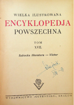 Wielka Ilustrowana Encyklopedja powszechna 9 Tomów