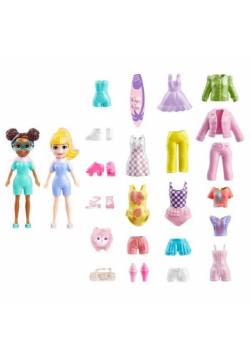 Polly Pocket Zestaw modowy duży z 2 lalkami HRD61